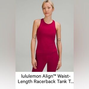 Lululemon Align Racerback Tank Top